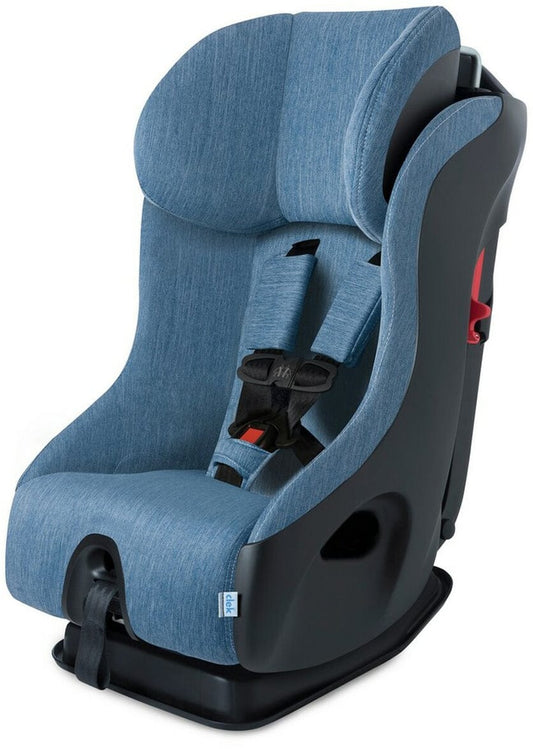 Clek OPEN BOX Fllo Convertible Car Seat with Anti-Rebound Bar - Genie (Polyester/Spandex Blend) - FL19U1-DNB-OB