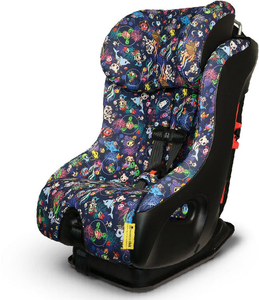Clek OPEN BOX Fllo Convertible Car Seat with Anti-Rebound Bar - Tokidoki Reef Rider (Jersey Knit) - FL19U1-TKRR-OB
