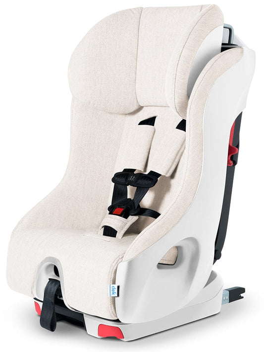 Clek OPEN BOX Foonf Convertible Car Seat with Anti-Rebound Bar - Snow (C-Zero Plus) - FO19U1-WHTW-OB