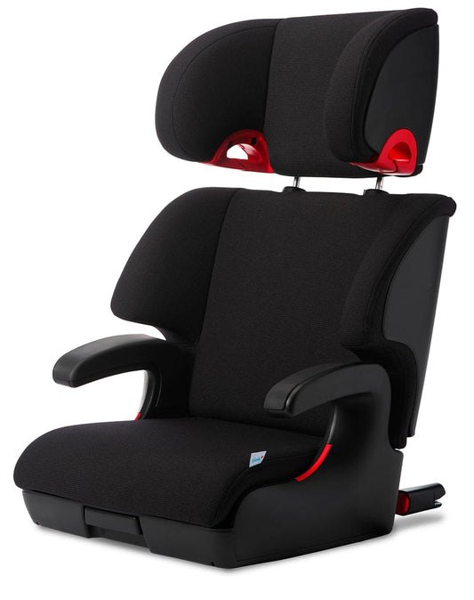 Clek OPEN BOX Oobr High Back Belt Positioning Booster Car Seat - Railroad (Flame Retardant Free) - OB11U2-RRB-ob