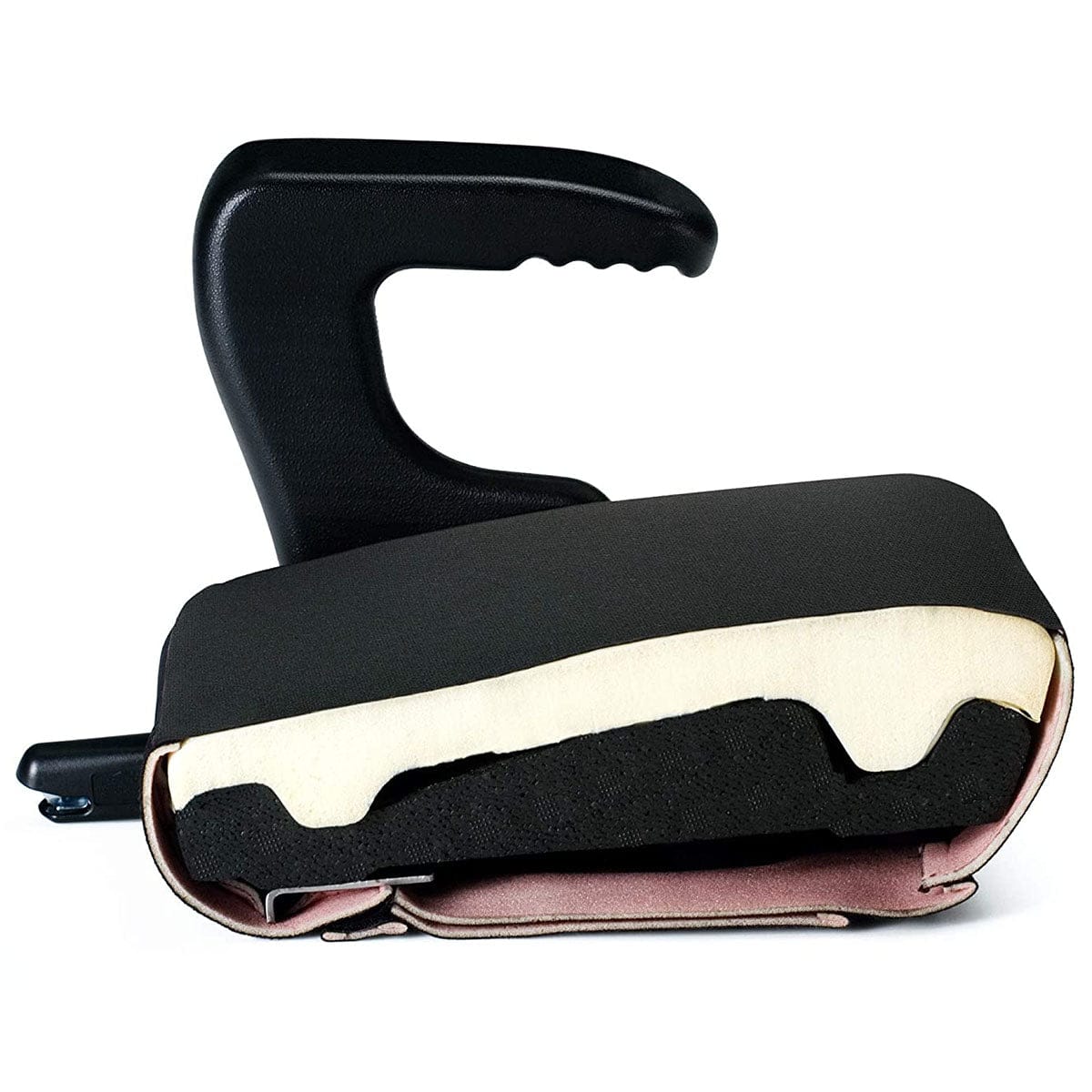 Clek Ozzi Backless Booster Car Seat with Rigid Latch - Carbon (Jersey Knit) - OZ11U2-JB