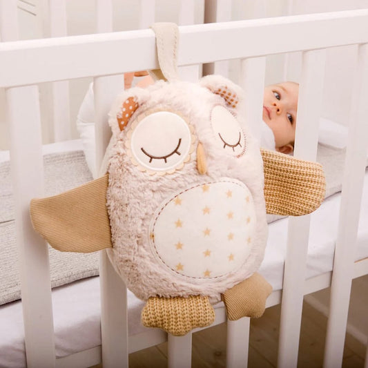 Cloud b Nighty Night Owl Smart Sensor White Noise Plush - 8524-0W8