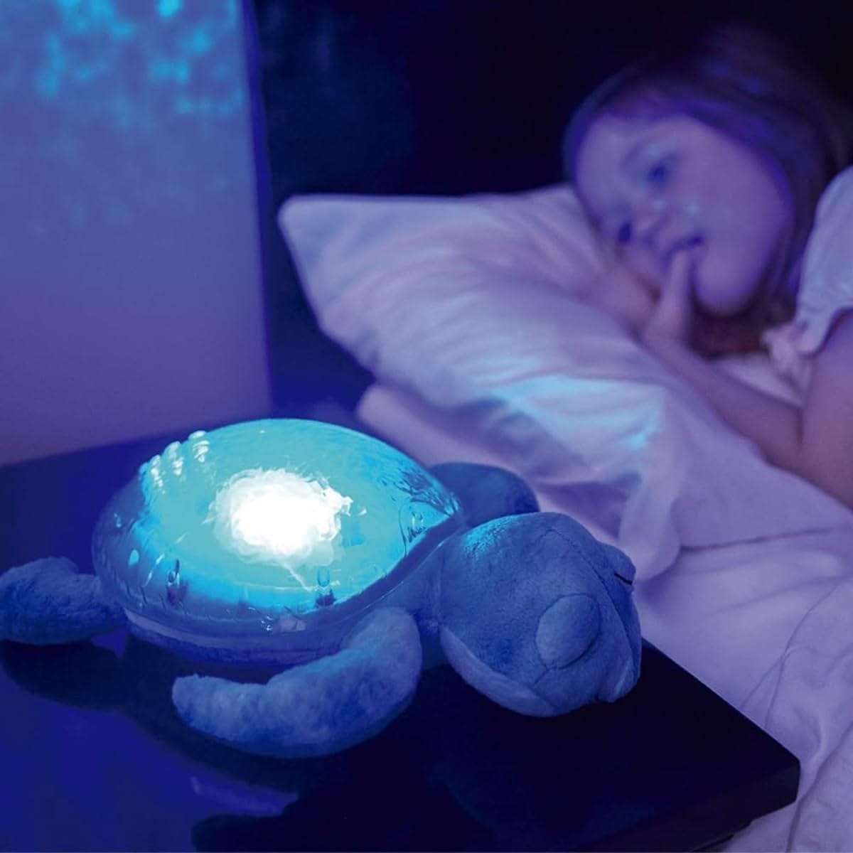 Cloud b Ocean Projector Nightlight Tranquil Turtle - Aqua – Albee Baby