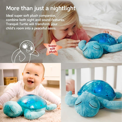 Cloud b Ocean Projector Nightlight Tranquil Turtle - Aqua - 7423-AQ