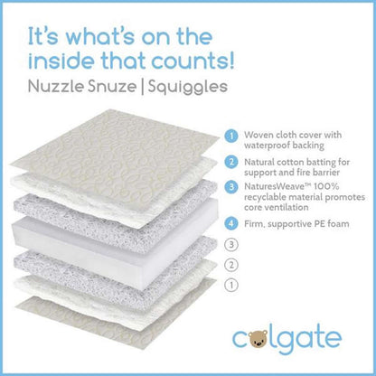 Colgate Nuzzle Snuze Air Weave Mattress - Squiggles - NN1072F