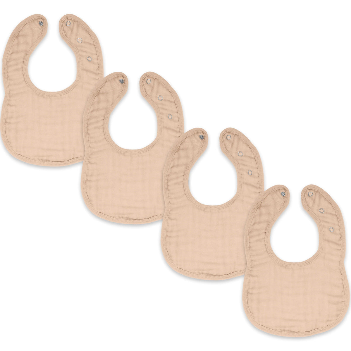 Comfy Cubs Muslin Bibs - Blush