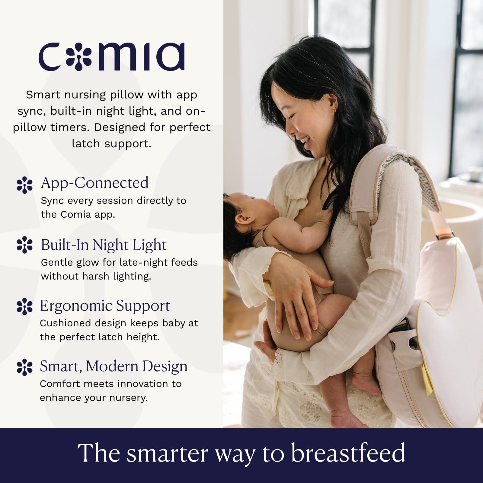 Comia Halo Smart Nursing Pillow - CL-25-1