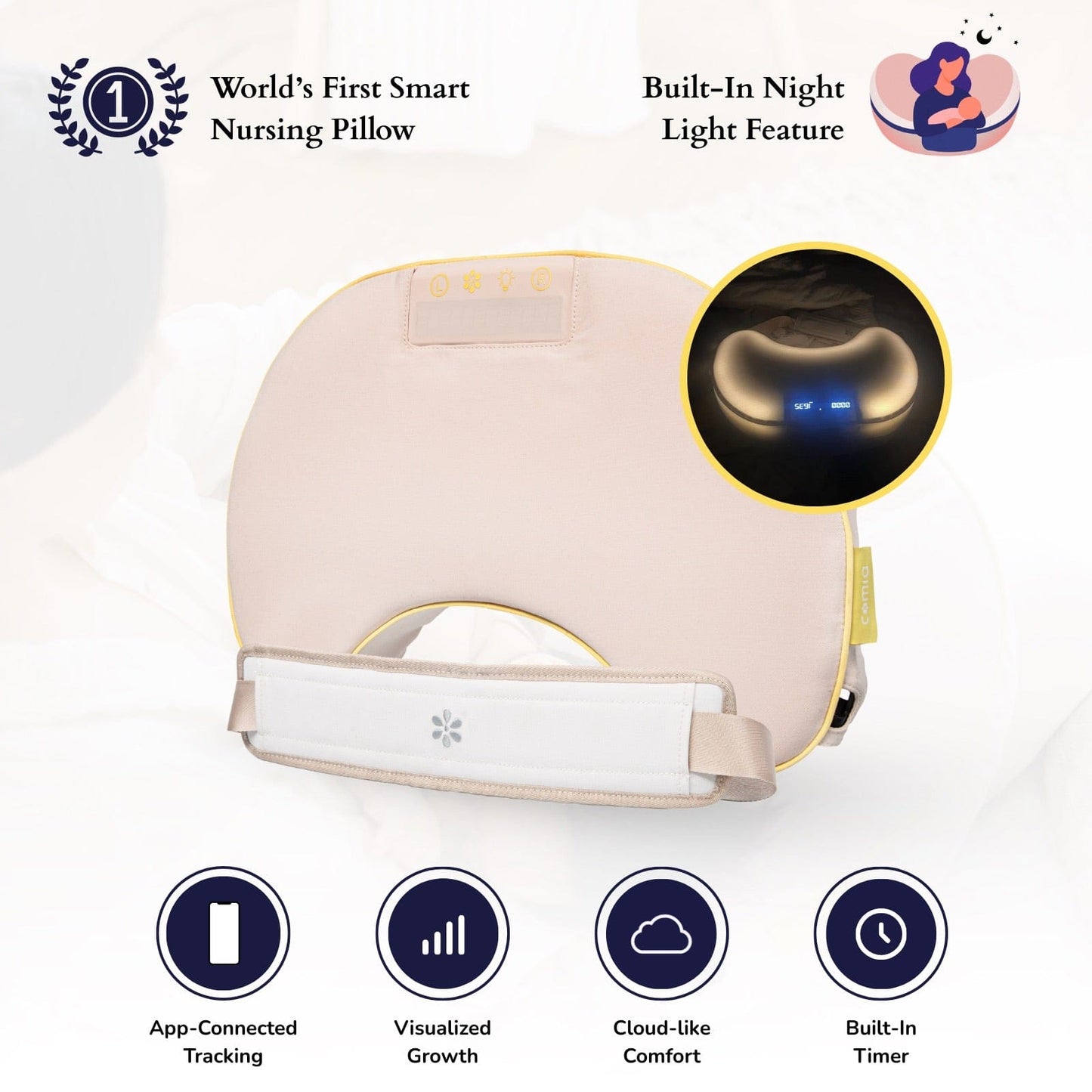 Comia Halo Smart Nursing Pillow - CL-25-1