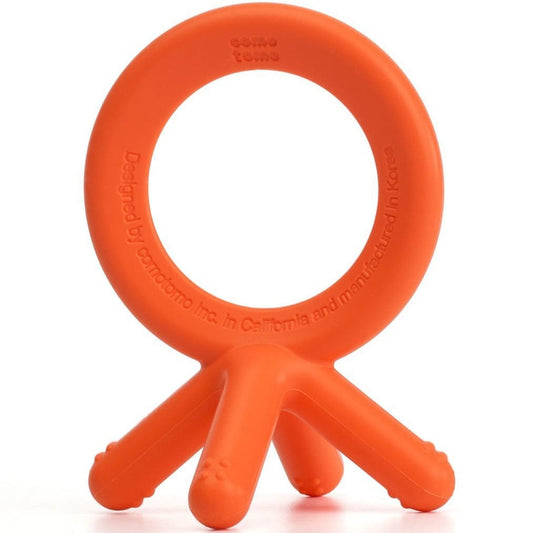 Comotomo Silicone Baby Teether - Orange - 886074000067