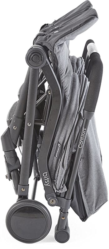 Contours Bitsy Double Stroller - Granite Gray