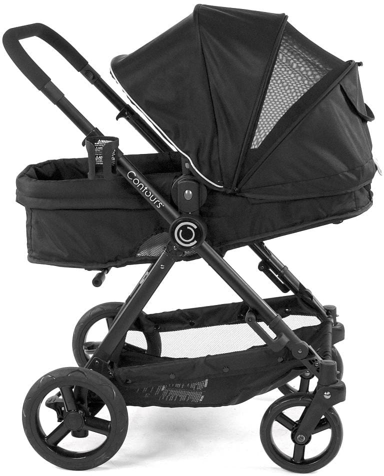 Contours Bliss 4-in-1 Convertible Stroller - Black