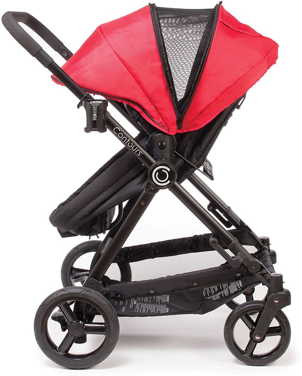 Contours Bliss 4-in-1 Convertible Stroller - Crimson