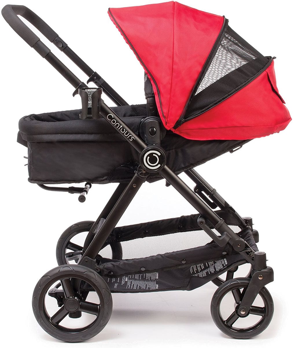 Contours Bliss 4-in-1 Convertible Stroller - Crimson