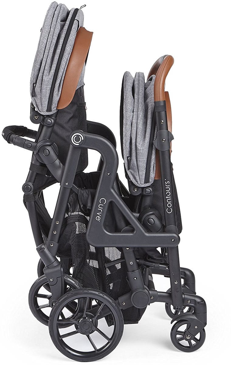 Contours Curve Double Stroller - Graphite Gray