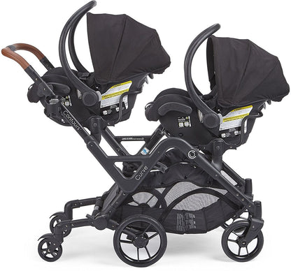 Contours Curve Double Stroller - Graphite Gray