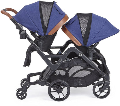 Contours Curve Double Stroller - Indigo Blue - ZT020-IND1