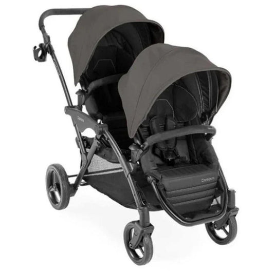 Contours OPEN BOX Options V2 Double Stroller - Greige - ZT030-GRG1-ob