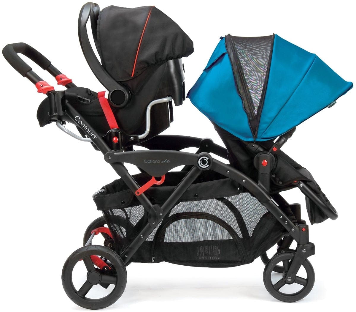 Contours Options Elite Tandem Stroller - Laguna - ZT015-LGN1