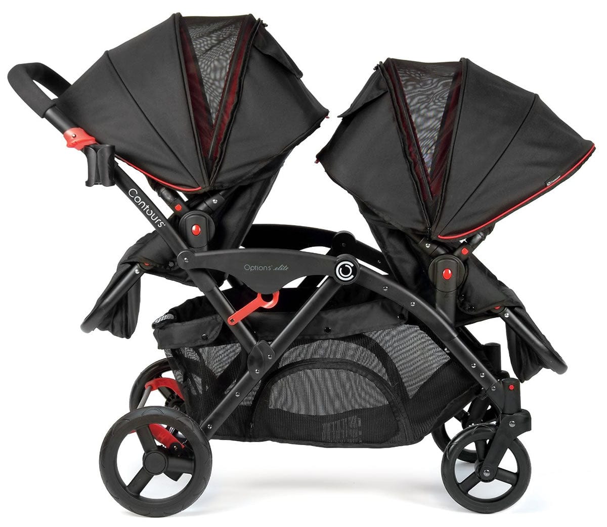 Contours Options Elite Tandem Stroller - Red Velvet - ZT015-RDV1