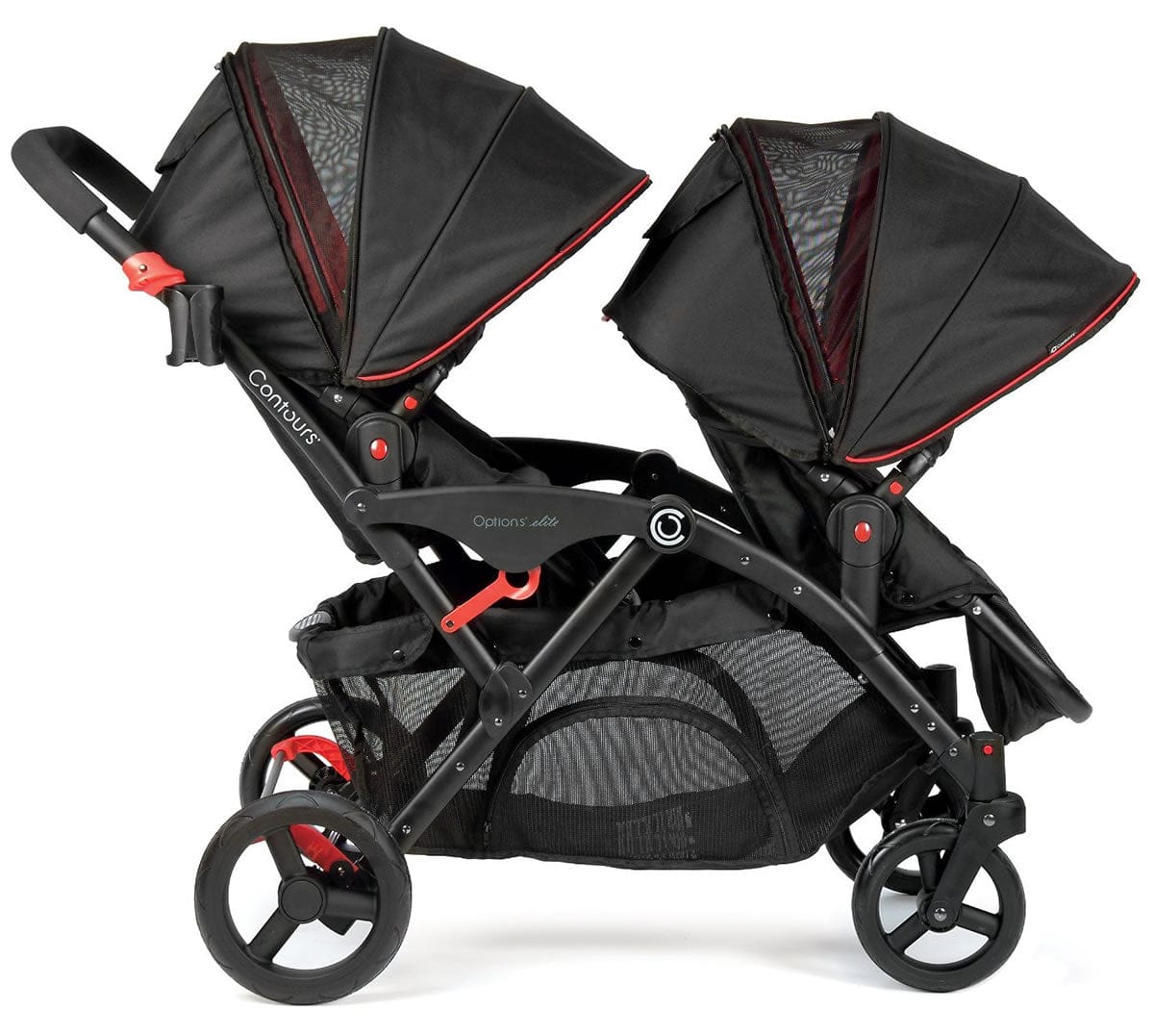 Contours Options Elite Tandem Stroller - Red Velvet - ZT015-RDV1