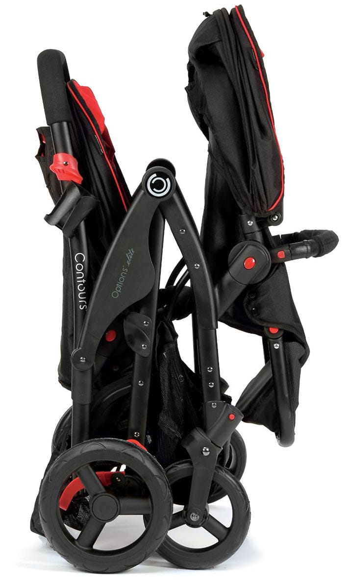 Contours Options Elite Tandem Stroller - Red Velvet - ZT015-RDV1