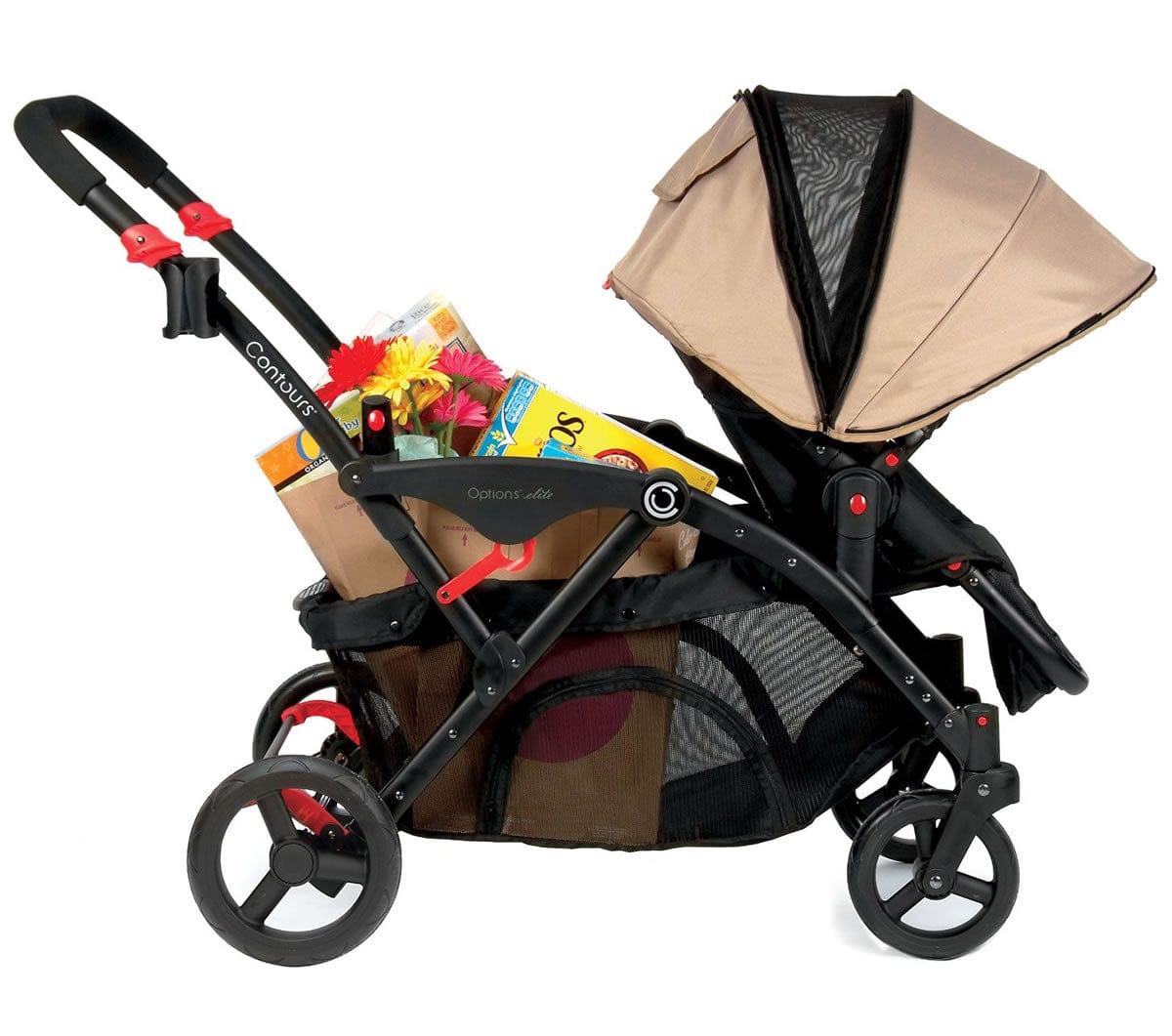 Contours Options Elite Tandem Stroller - Sand - ZT015-SND1