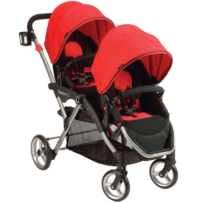 Contours Options LT Tandem Stroller - Crimson Red
