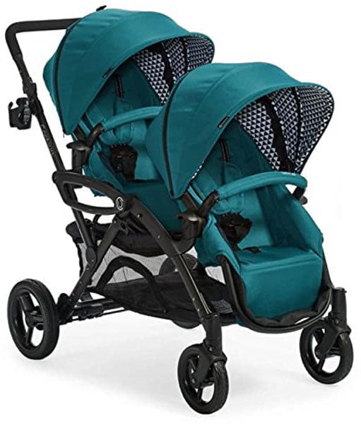 Contours Options Elite Tandem Stroller - Aruba Teal