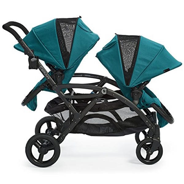 Contours Options Elite Tandem Stroller - Aruba Teal