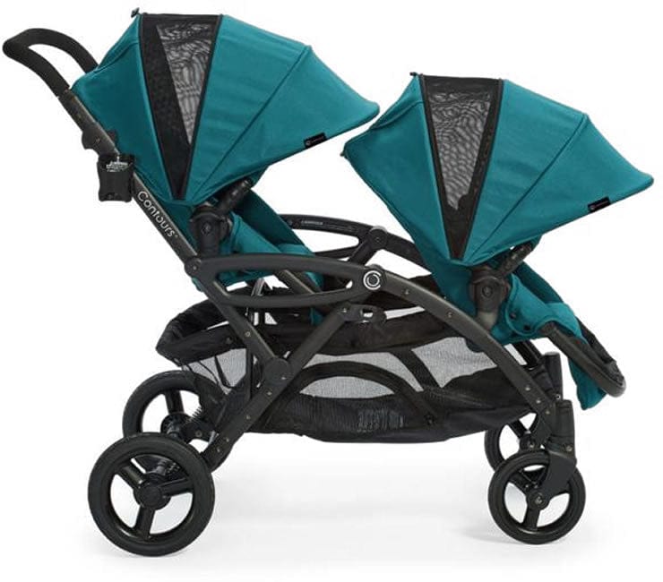 Contours Options Elite Tandem Stroller - Aruba Teal