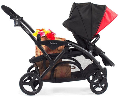 Contours Options Tandem Stroller - Red Velvet