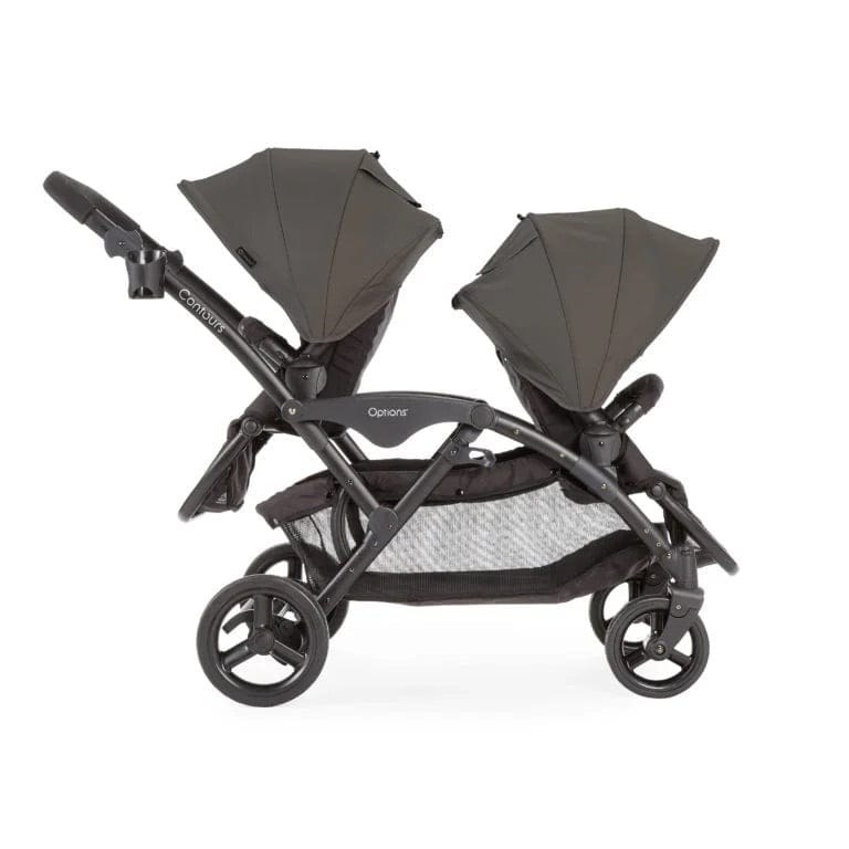 Contours Options V2 Double Stroller - Greige - ZT030-GRG1