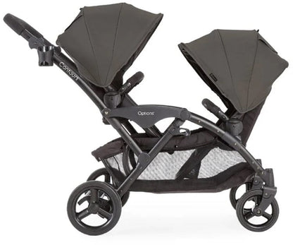 Contours Options V2 Double Stroller - Greige - ZT030-GRG1