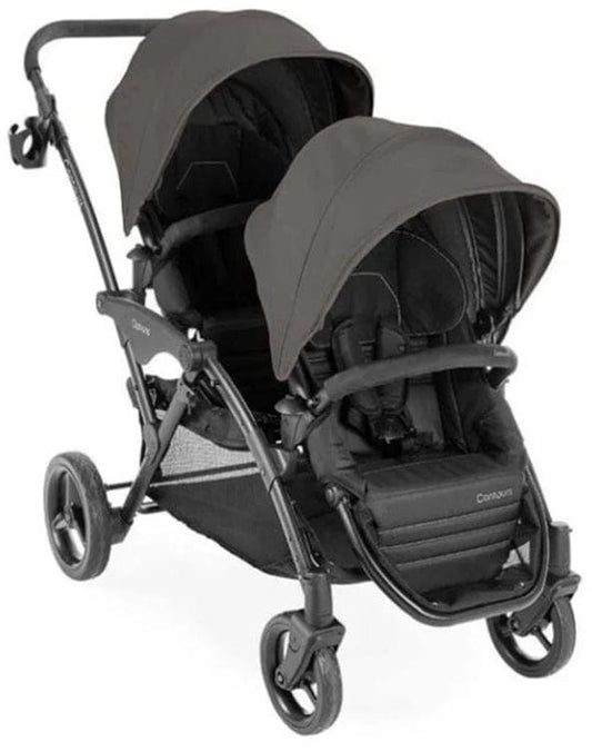 Contours Options V2 Double Stroller - Greige - ZT030-GRG1