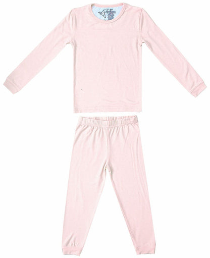 Copper Pearl 2 Piece Long Sleeve Pajamas - Blush, 12M - X003FMFSWB
