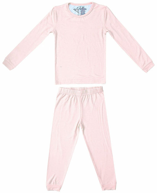 Copper Pearl 2 Piece Long Sleeve Pajamas - Blush, 12M - X003FMFSWB