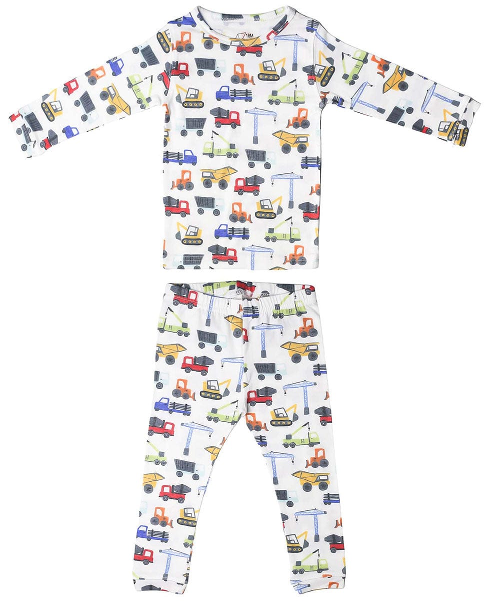 Copper Pearl 2 Piece Long Sleeve Pajamas - Diesel, 18M - X00316B39D