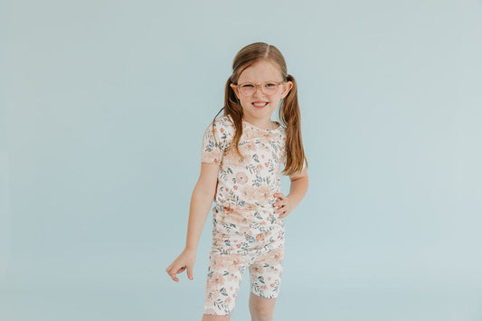 Copper Pearl 2 Piece Short Sleeve Pajamas - Autumn, 12M - X003KN003R