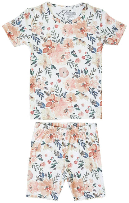 Copper Pearl 2 Piece Short Sleeve Pajamas - Autumn, 12M - X003KN003R