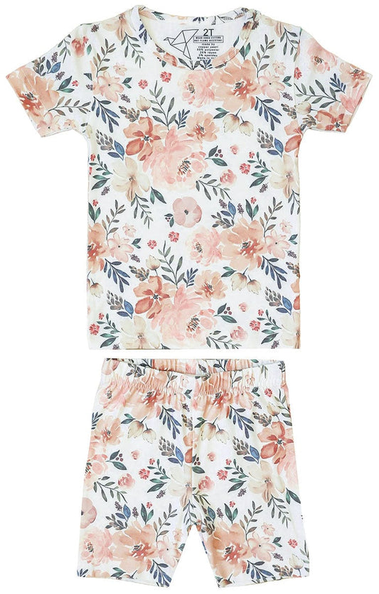Copper Pearl 2 Piece Short Sleeve Pajamas - Autumn, 12M - X003KN003R