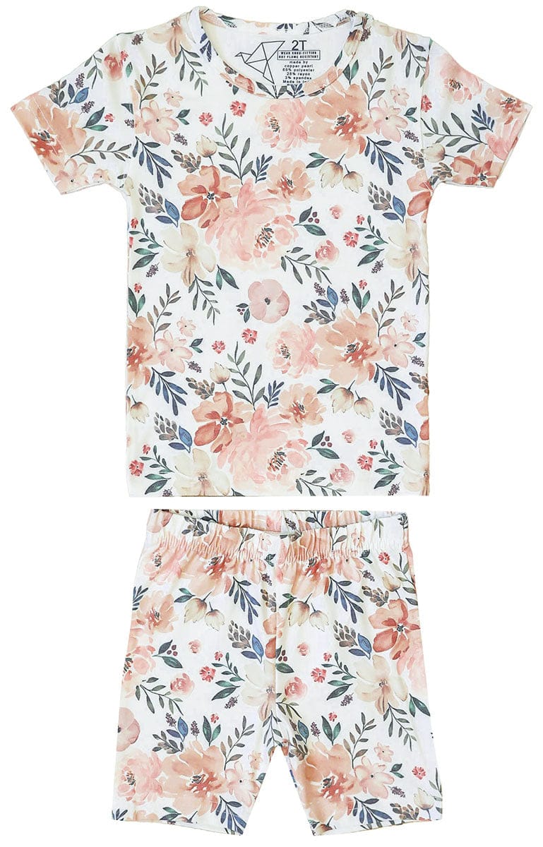 Copper Pearl 2 Piece Short Sleeve Pajamas - Autumn, 18M - X003KMSF35