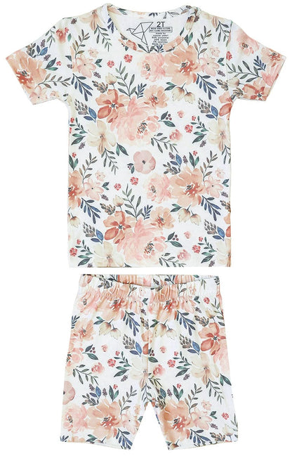 Copper Pearl 2 Piece Short Sleeve Pajamas - Autumn, 18M - X003KMSF35