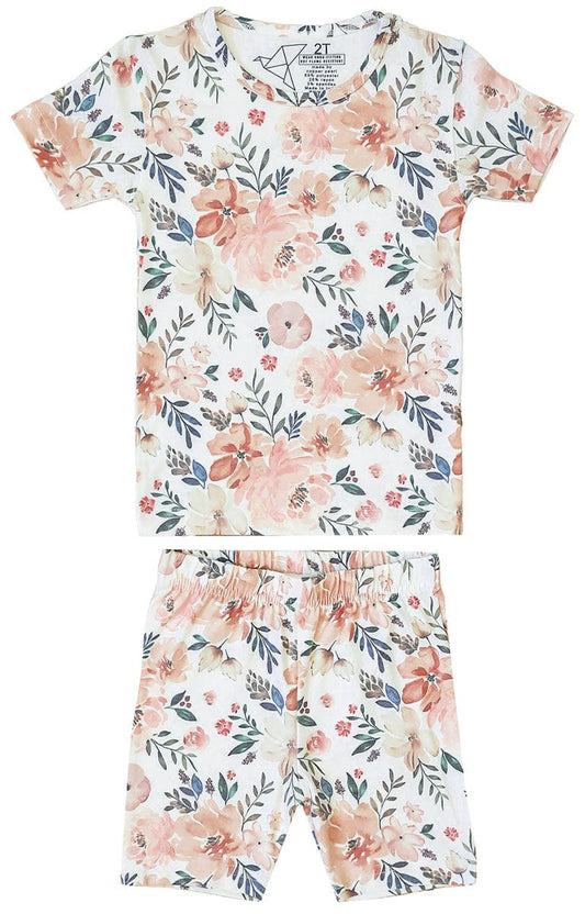 Copper Pearl 2 Piece Short Sleeve Pajamas - Autumn, 18M