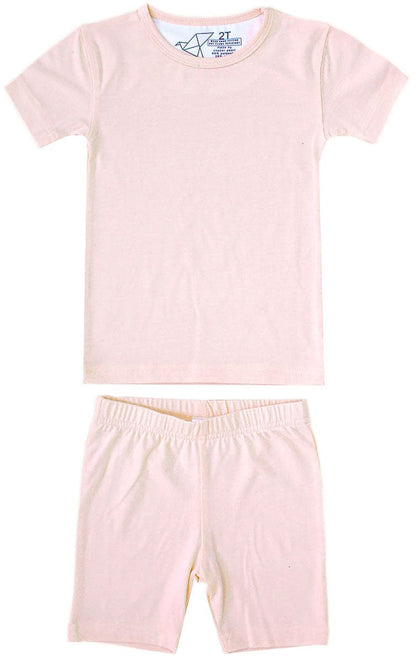 Copper Pearl 2 Piece Short Sleeve Pajamas - Blush, 12M - X003KMSGLV