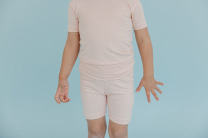 Copper Pearl 2 Piece Short Sleeve Pajamas - Blush, 18M - X003KMUMI1