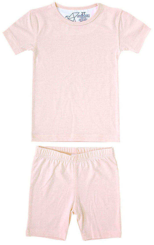 Copper Pearl 2 Piece Short Sleeve Pajamas - Blush, 18M