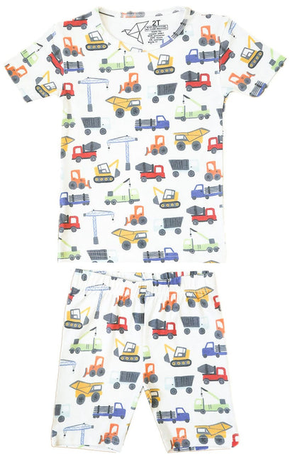 Copper Pearl 2 Piece Short Sleeve Pajamas - Diesel, 12M - X003KMSGQL