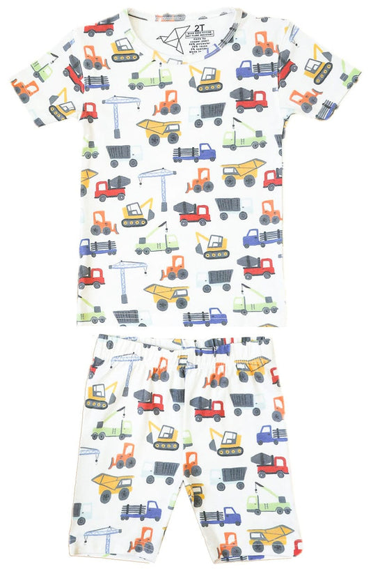 Copper Pearl 2 Piece Short Sleeve Pajamas - Diesel, 18M