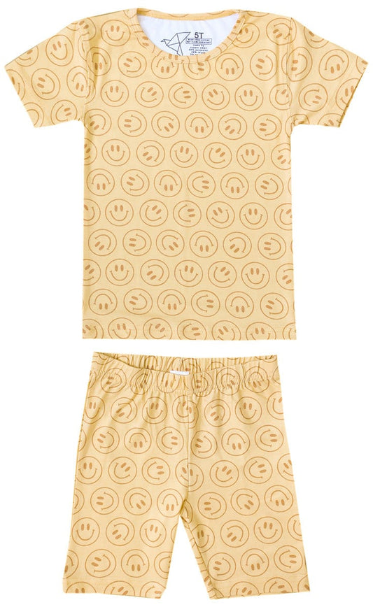 Copper Pearl 2 Piece Short Sleeve Pajamas - Vance, 12M - X00391Z2E7