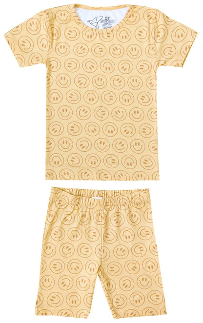 Copper Pearl 2 Piece Short Sleeve Pajamas - Vance, 18M - X00391T3OR